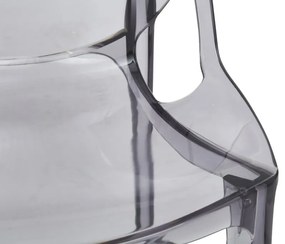 Sedia WATSON in polipropilene trasparente fumè