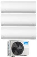 Climatizzatore Condizionatore Midea Trial Split Inverter serie XTREME 9+9+9 con M3O-27NF8 R-32 Wi-Fi Integrato 9000+9000+9000 btu - Novit