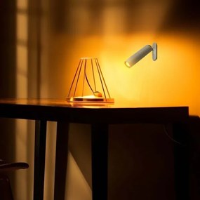 LED Lampada da tavolo magnetica dimmerabile LED/3W/5V 4000K 1500 mAh bianco