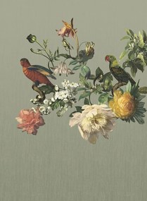 Eijffinger Carta da parati panoramica Big Birds - Sage grey