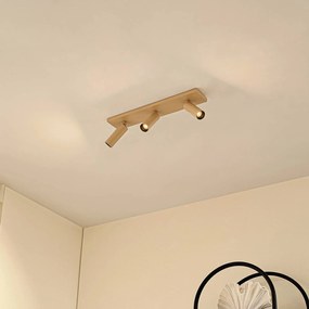 Arcchio Faretto da soffitto Brinja Slim, marrone, a 3 luci, GU10 MR11 Slim Arcchio, dimmerabile, Marrone / Ruggine, Corridoio, Alluminio, Moderno, Faretto