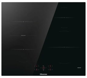 Hisense - HI621FM Piano Cottura Induzione 59.5cm 4 Fornelli Nero da Incasso Touch