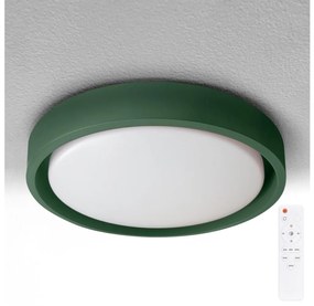 Brilagi - Plafoniera LED dimmerabile MATTEO LED/48W/230V 3000-6500K Ø 41 cm verde + telecomando