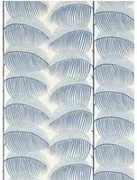 Tropische Tapete Manila von Sanderson - Blue/ Linen