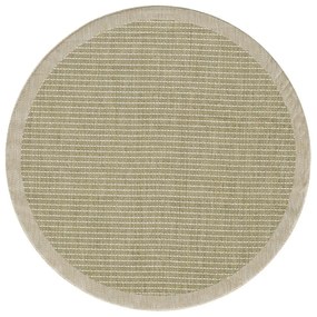 Tappeto da interno/esterno rotondo color kaki ø 160 cm Giza 1410 – Ayyildiz Carpets