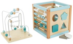 Bieco - Cubo motorio con labirinto XXL - animali del bosco