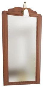 Specchio con illuminazione integrata bagno rettangolare Laura H 113 x P 3 cm marrone