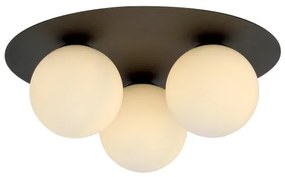 Plafoniera SOLAR 3xE14/10W/230V nero/bianco