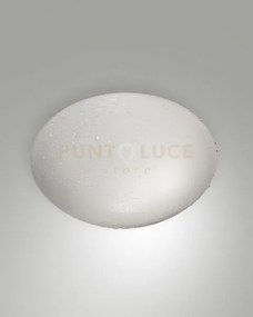 Pandora plafoniera bianca d.30 ip44 1 luce attacco e27