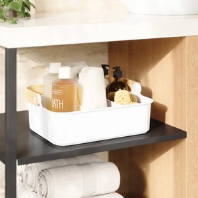 Organizzatore per bagno in plastica bianca Bellwood - Umbra