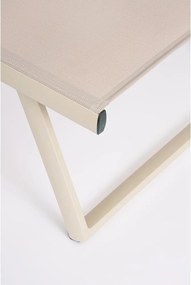 Sdraio da giardino di colore naturale in metallo regolabile Taylor – Bizzotto