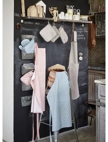 Grembiule in cotone azzurro Arabesk - Tiseco Home Studio