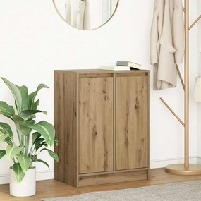 Credenza Rovere Artigianale 57x34x76 Cm İn Legno Multistrato /