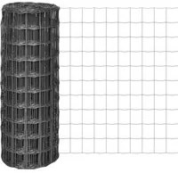 Recinzione Euro in Acciaio 10x1 m Grigia cod mxl 9065