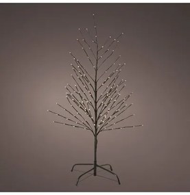 Albero di Natale 493459 LED Batteria Nero Ø 80 x 150 cm