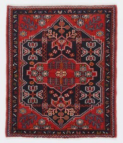 Hamedan Tappeto 110 x 90 (Iran) Annodato A Mano