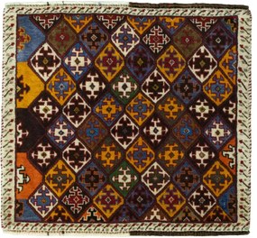 Shiraz Tappeto 60 x 50 (Iran) Annodato A Mano