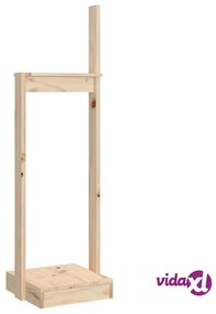 vidaXL Portalegna 33,5x30x110 cm in Legno Massello di Pino