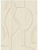 Eijffinger Carta da parati panoramica Sculpted Clay - Sand