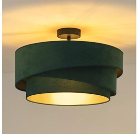 Duolla - Lampadario a plafone KOBO 1xE27/15W/230V diametro 45 cm verde