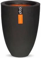 Vaso Urban Smooth Elegante Basso 26x36 cm Nero KBL781