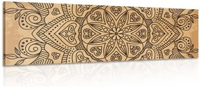 Quadro su tela – Mandala con tocco antico