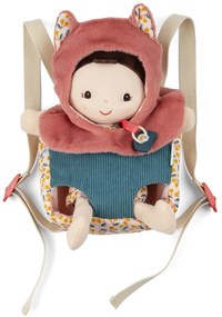 Lilliputiens - Bambola di stoffa Jeanne e marsupio porta-bebè