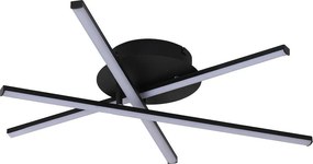 Plafoniera LED STICK LED/12W/230V nera