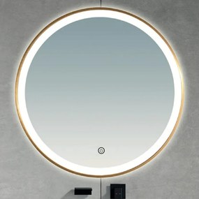 Brilagi - Specchio LED da bagno TORINO LED/19W/230V Ø 60 cm IP44 CRI 90 dimmerabile + CCT