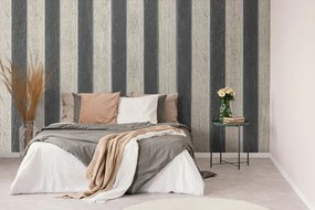 Carta da parati – Imitazione legno con tocco vintage