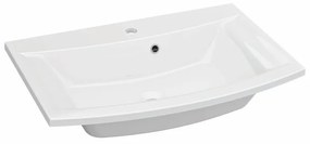 Lavabo consolle rettangolare L 71.5 x in resina