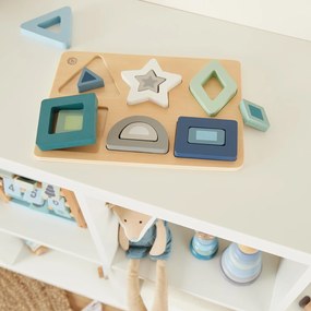 Bieco - Puzzle a incastro in legno - forme