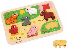 Puzzle a incastro 3D - Animali della fattoria