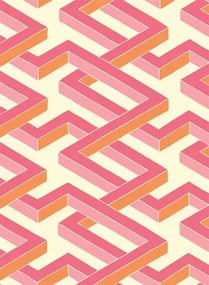 Cole & Son Carta da parati Luxor - Pink