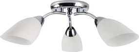 Lampadario a plafone PORTOS 3xE14/10W/230V cromato lucido