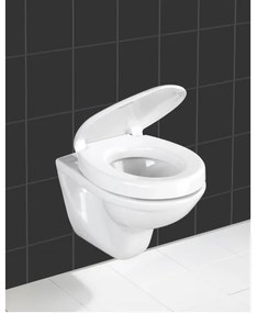 WENKO 21905100-Sedile WC SECURA 37x44 cm bianco/grigio