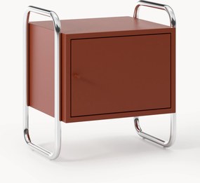 Comodino in metallo Robyn, apertura verso sinistra o destra