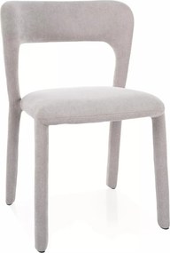 Sedia Vico Wind grigio chiaro – 49x48x77 cm