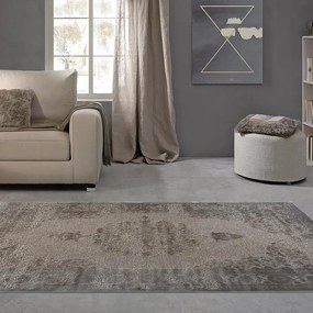 Tappeto Farashe 479 orientale in viscosa beige, L 230 x L 160 cm