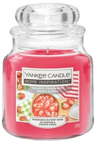 Sugared Strowberries, candela in giara media Yankee Candle