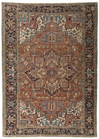 Heriz Tappeto persiano 240x340 Rosso (Iran) Annodato A Mano