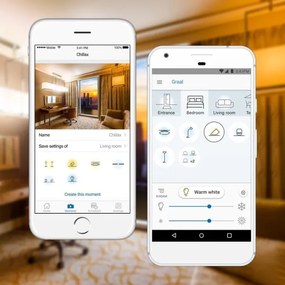 Confezione da 2 lampadine LED dimmerabili A60 E27/9W/230V 2700K Wi‑Fi + telecomando - WiZ