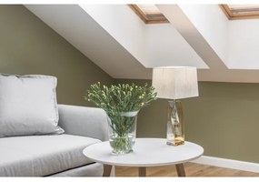 Argon 3840 - Lampada da tavolo LILLE 1xE27/15W/230V bianco