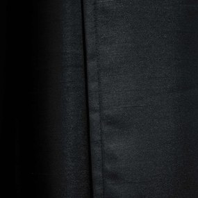 Tenda nera in microsatinato 140x240 cm Shana – douceur d'intérieur