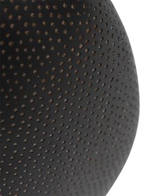 Plafoniera orientale nera e oro 40 cm - Radiance