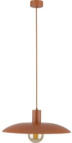 Lampadario a sospensione con filo ASTRA 1xE27/15W/230V diametro 41 cm color mattone