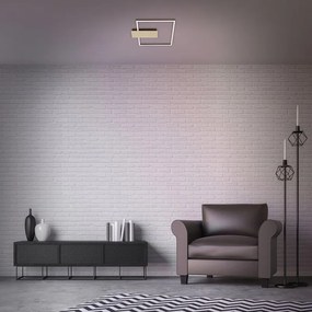 Plafoniera LED Nico dorato IP20, 1400 lumen