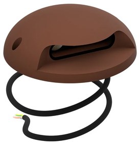 Faretto a pavimento da esterno 3W IP67 Monodirezionale - Corten Colore Bianco Naturale 4.000K