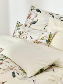 Copripiumino in raso di cotone con stampa floreale Flori