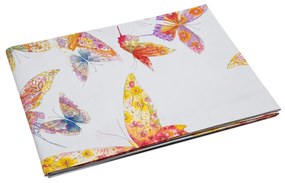 Lenzuolo Superiore Singolo Grigio Butterfly, in percalle